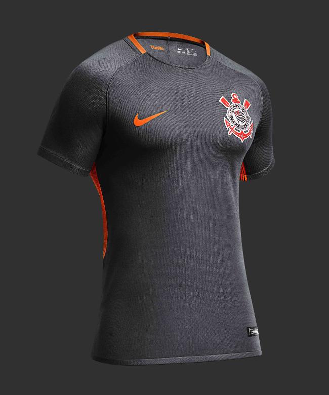 Camisa do corinthians deals preta e laranja